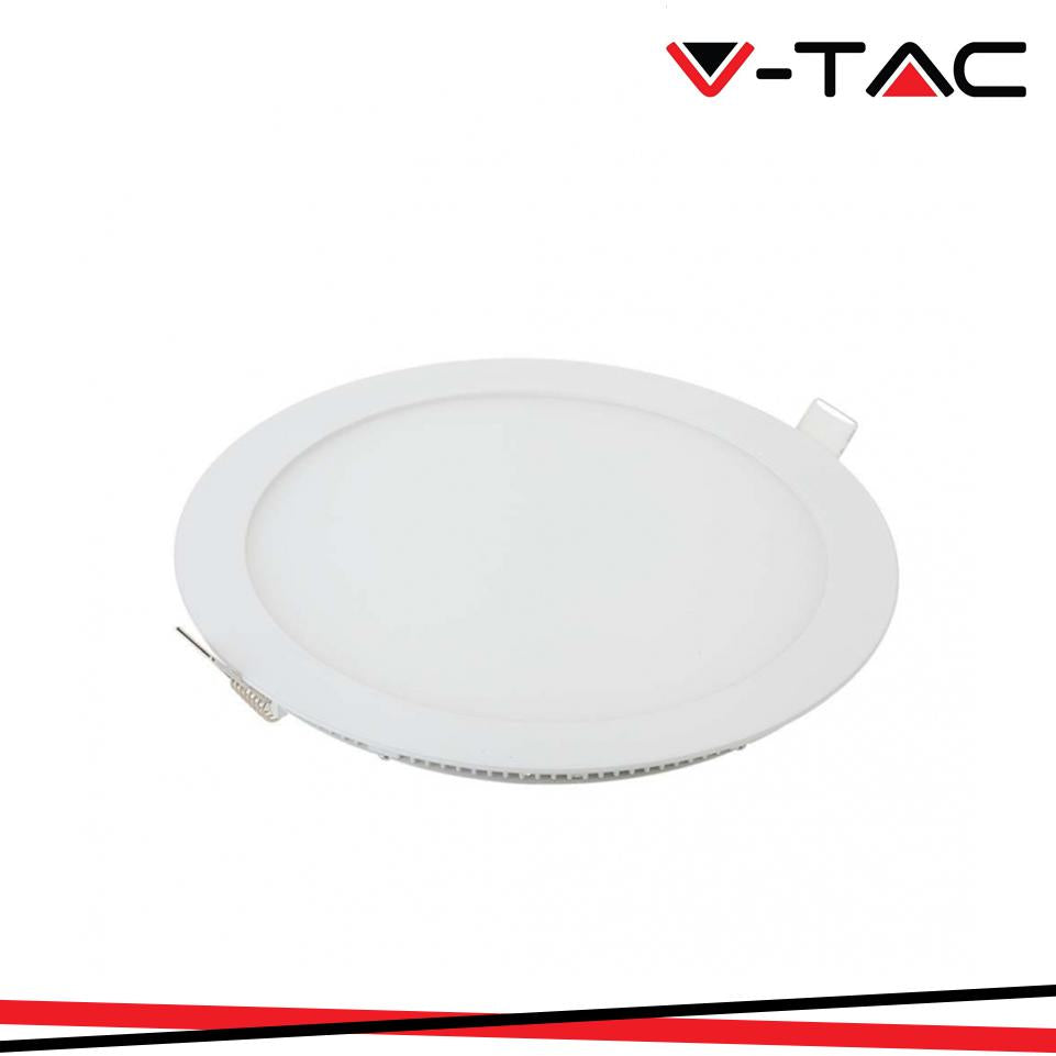 12W LED MINI PANNELLO MONTAGGIO AD INCASSO ROTONDO 6400K