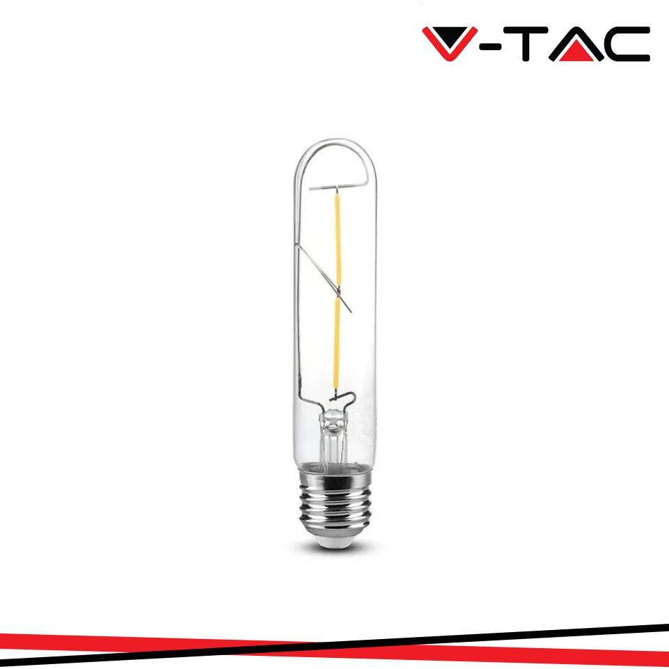 LED LAMPADINA 2W FILAMENTO E27 T30 CLEAR COVER 1800K 3000K