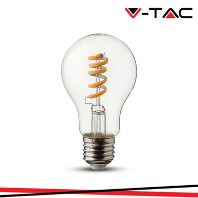 LED LAMPADINA 4W E27 FILAMENTO A60 CLEAR COVER 1800K 3000K