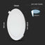 24W LED MINI PANNELLO MONTAGGIO AD INCASSO ROTONDO 3000K