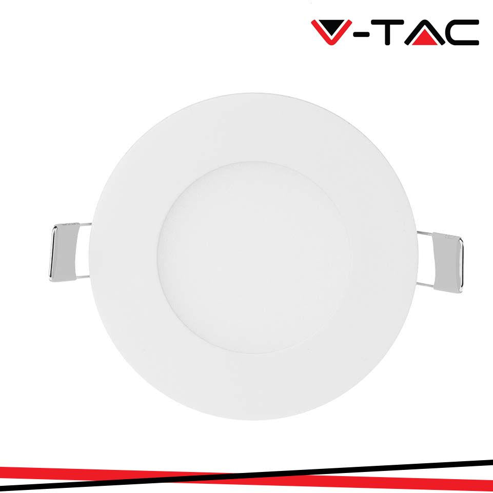 3W LED MINI PANNELLO MONTAGGIO AD INCASSO ROTONDO 3000K