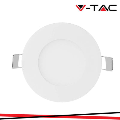 3W LED MINI PANNELLO MONTAGGIO AD INCASSO ROTONDO 4000K