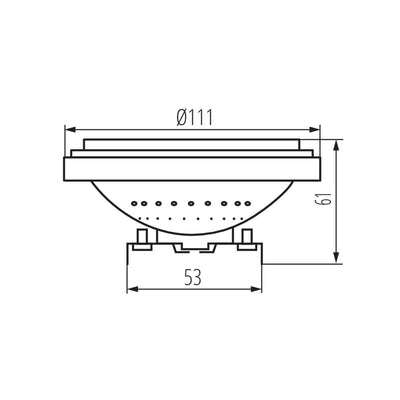 LAMPADINA LED IQ-LED AR-111 13W-WW - KANLUX
