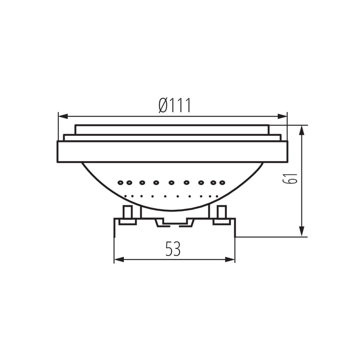 LAMPADINA LED IQ-LED AR-111 13W-WW - KANLUX