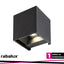 SOLIN,OUTD.WALL,G9 1XMAX42W,M.BLACK,10CM