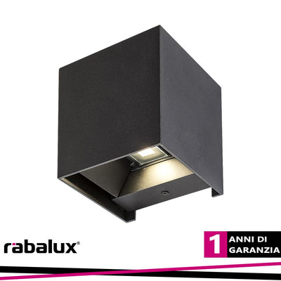 SOLIN,OUTD.WALL,G9 1XMAX42W,M.BLACK,10CM