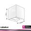 SOLIN,OUTD.WALL,G9 1XMAX42W,M.BLACK,10CM