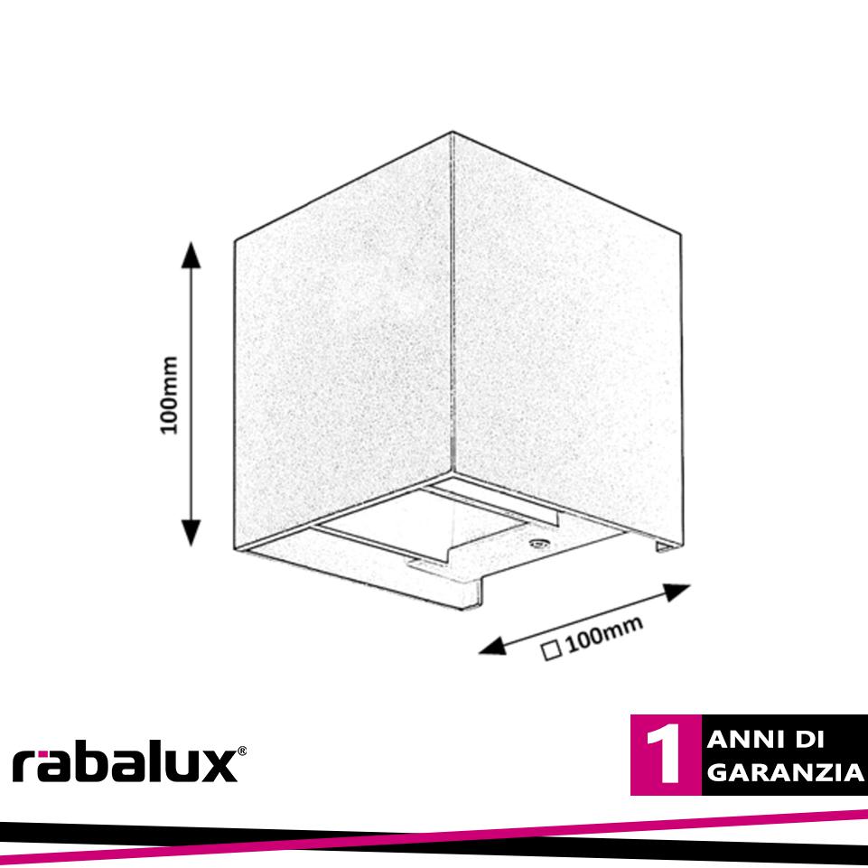 SOLIN,OUTD.WALL,G9 1XMAX42W,M.BLACK,10CM