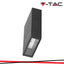 4W LED WALL LIGHT 6500K CORPO NERO