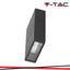 4W LED WALL LIGHT 6500K CORPO NERO