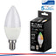 LED LAMPADINA CANDELA 4.8W E14 RF CONTROLLO RGB + 3000K DIMMERABILE