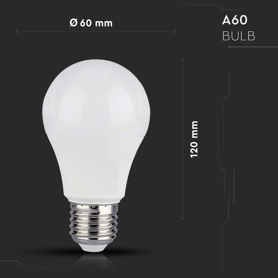 LED LAMPADINA 8.5W E27 A60 RF CONTROLLO RGB + 4000K DIMMERABILE