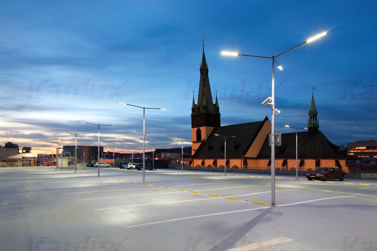 FARO A LED PER PARCHEGGI STRETON LED 100W NW - KANLUX