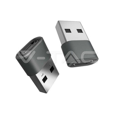 ADATTATORE DA USB A TIPO C COLORE GRIGIO