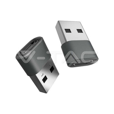 ADATTATORE DA USB A TIPO C COLORE GRIGIO