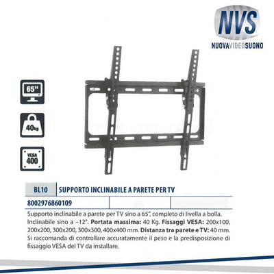 BL10 SUPP. INCLINABILE FINO A 65"