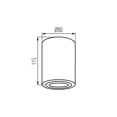 FARETTO DECORATIVO BORD XS DLP-50-W - KANLUX