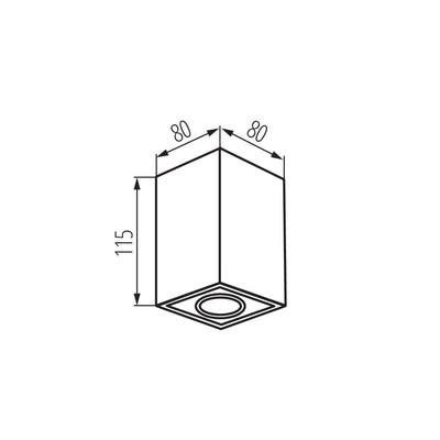 FARETTO DECORATIVO GORD XS DLP-50-B - KANLUX