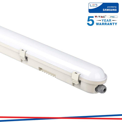 LED WATERPROOF FITTING SAMSUNG CHIP 120CM 60W   6500K 120 LM/W