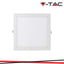 24W LED MINI PANNELLO MONTAGGIO AD INCASSO QUADRATO 3000K