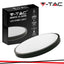 24W LED DOME LIGHT ROTONDO CORNICE NERA 6500K IP44