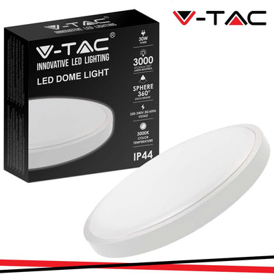 30W LED DOME LIGHT ROTONDO CORNICE BIANCA 4000K IP44
