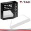 24W LED DOME LIGHT QUADRATO CORNICE BIANCA 3000K IP44