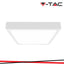 24W LED DOME LIGHT QUADRATO CORNICE BIANCA 3000K IP44
