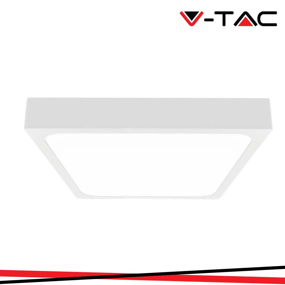 24W LED DOME LIGHT QUADRATO CORNICE BIANCA 3000K IP44