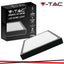 18W LED DOME LIGHT QUADRATO CORNICE NERA 3000K IP44