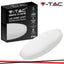 18W LED DOME LIGHT ROTONDO MICROWAVE SENSOR CORNICE BIANCA 6500K IP44