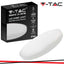 18W LED DOME LIGHT ROTONDO MICROWAVE SENSOR CORNICE BIANCA 6500K IP44