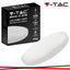 24W LED DOME LIGHT ROTONDO MICROWAVE SENSOR CORNICE BIANCA 6500K IP44