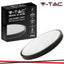 24W LED DOME LIGHT ROTONDO MICROWAVE SENSOR CORNICE NERA 4000K IP44