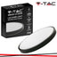 30W LED DOME LIGHT ROTONDO MICROWAVE SENSOR CORNICE NERA 4000K IP44