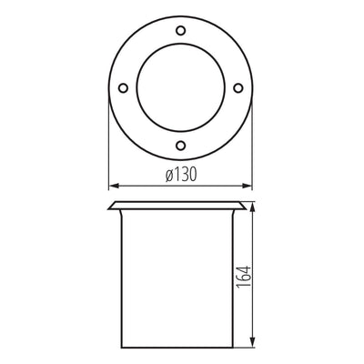 PORTALAMPADA CARRABILE BERG AD-7O - KANLUX