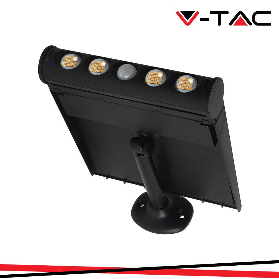 8W  LAMPADA SOLARE LED DA GIARDINO 6000K