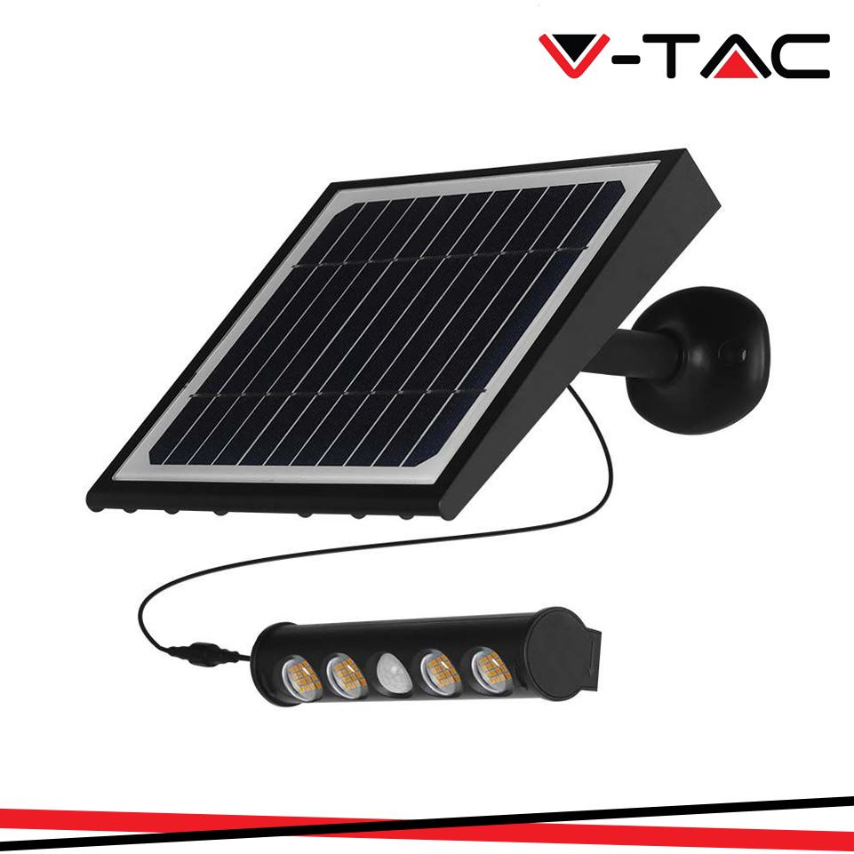8W  LAMPADA SOLARE LED DA GIARDINO 6000K