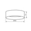 PLAFONIERA LED RIFA LED17,5W WW GR/G - KANLUX