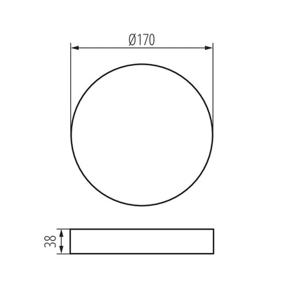 ACCESSORIO PER INCASSI TAVO FRAME DO 18W - KANLUX