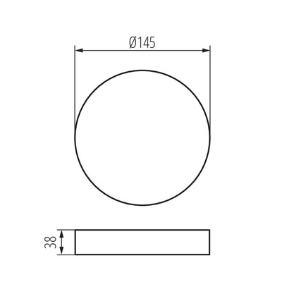 ACCESSORIO PER INCASSI TAVO FRAME DO 12W - KANLUX