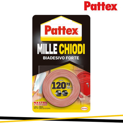 PATTEX MILLECHIODI TAPE ROTOLO 19MMX1,5M