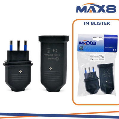 KIT SPINA 16A E PRESA BIPASSO  IP44