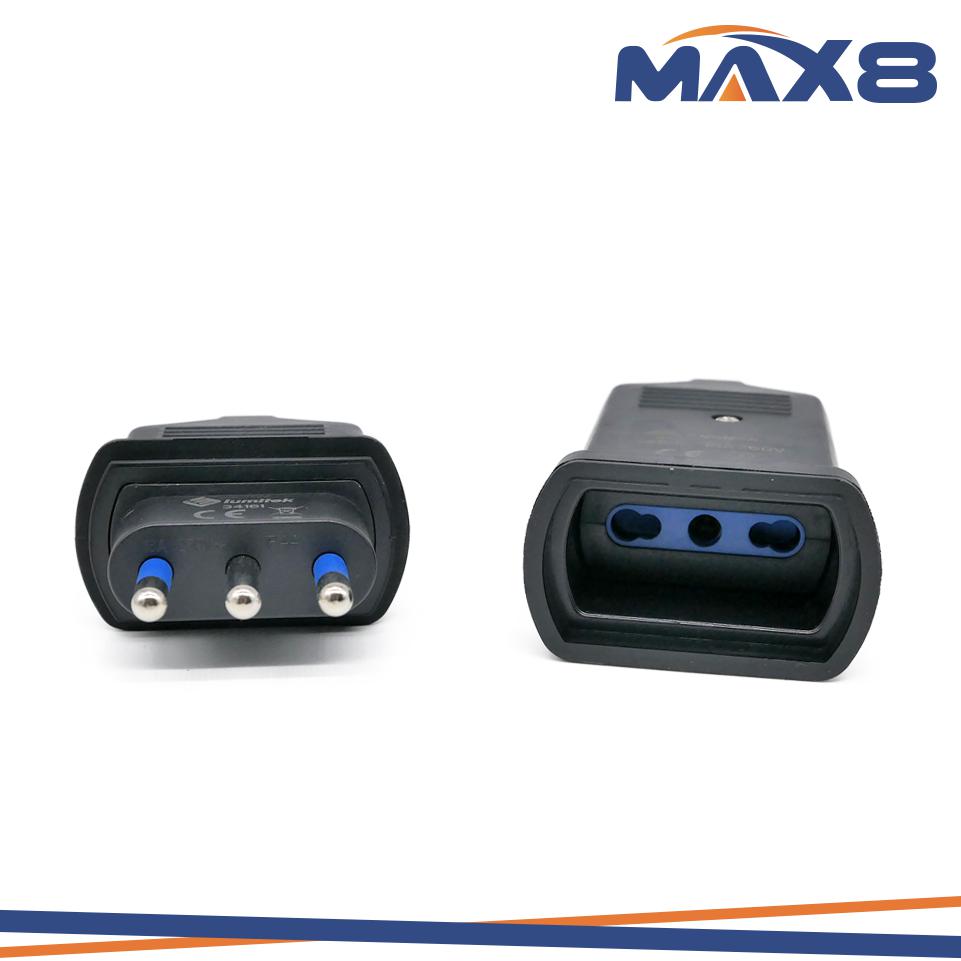 KIT SPINA 16A E PRESA BIPASSO  IP44