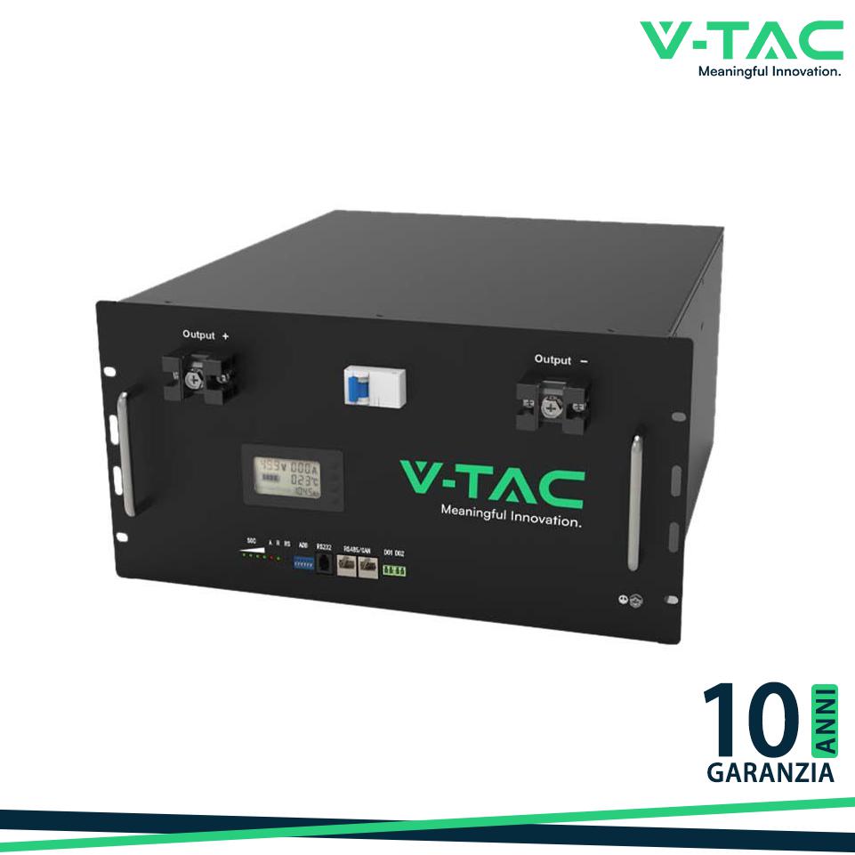 9.60KWH BATTERIA AL LITIO PER MONTAGGIO SU ARMADIO RACK