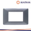 PLACCA METALLO T2 6803-7 GRIGIO CHIARO METALLO