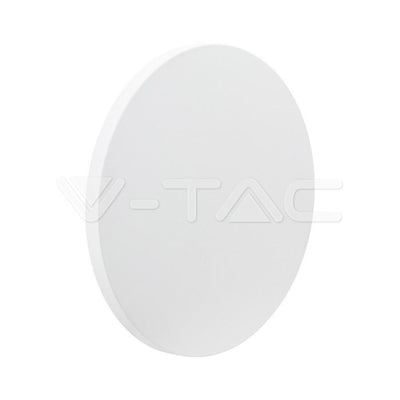 12W LED PLAFONIERA ROTONDA CORPO BIANCO 3000K