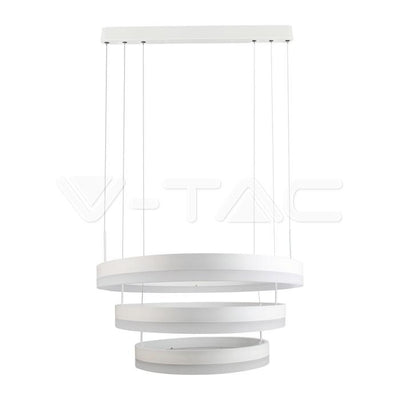 86W SOFT LIGHT CHANDELIER DIMMERABILE CORPO BIANCO 3000K