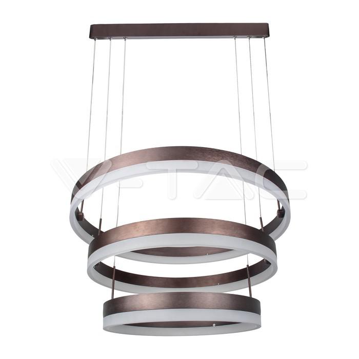 86W SOFT LIGHT CHANDELIER DIMMERABILE COFFEE 3000K