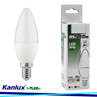 LAMPADINA LED C35 N 4,9W E14-NW - KANLUX